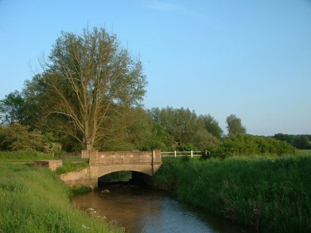 The babingley river a small river in Norfolk. It's a difficult fishing spot, but many species can be found here.