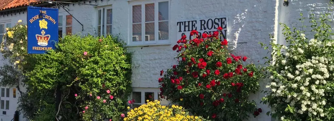 When it comes to pubs in north Norfolk, the rose and crown as seen has a front of shop to be admired with beautiful fresh flowers