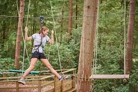 go ape is a family day out and a must-do when visiting thetford. Climbing trees at heights as well as educational content