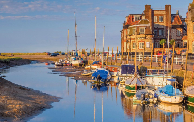 Get lost in the enchanted streets of blakeney and take in the scenic surroundings