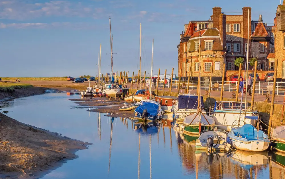 Get lost in the enchanted streets of blakeney and take in the scenic surroundings